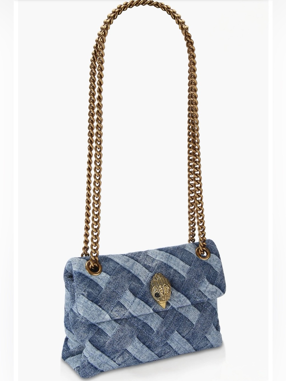 NWT Kurt Geiger Kensington Denim Bag